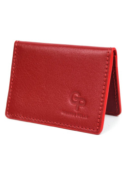 Обложка на ID паспорт с отделами для карт Grande Pelle 206660 красная