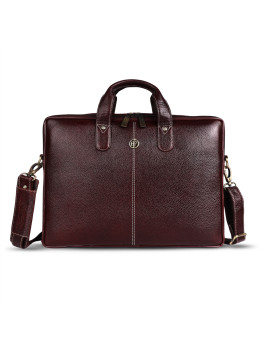 Шкіряна сумка для ноутбука 15,6" Hammonds Flycatcher LB106 BR