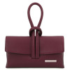 Бордова жіноча сумочка-клатч Tuscany Leather TL141990 bordeaux