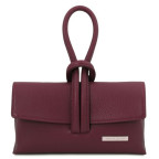 Бордова жіноча сумочка-клатч Tuscany Leather TL141990 bordeaux - Фотографія № 100