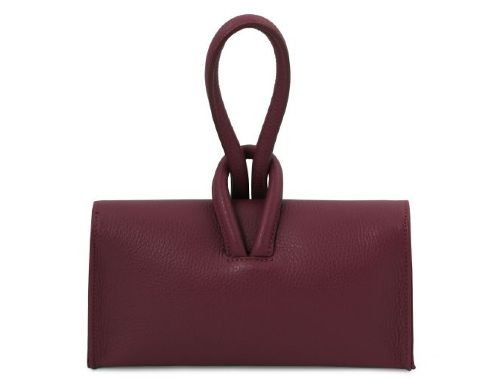 Бордова жіноча сумочка-клатч Tuscany Leather TL141990 bordeaux - Фотографія № 4