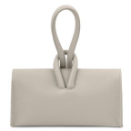 Світло-сіра жіноча сумочка-клатч Tuscany Leather TL141990 Light Gray - Фотографія № 103