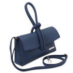 Темно-синя жіноча сумочка-клатч Tuscany Leather TL141990 Navy Blue - Фотографія № 102