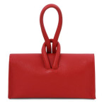 Жіночий шкіряний клатч червоного кольору Tuscany Leather TL141990 Red - Фотографія № 103