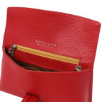 Жіночий шкіряний клатч червоного кольору Tuscany Leather TL141990 Red - Фотографія № 104