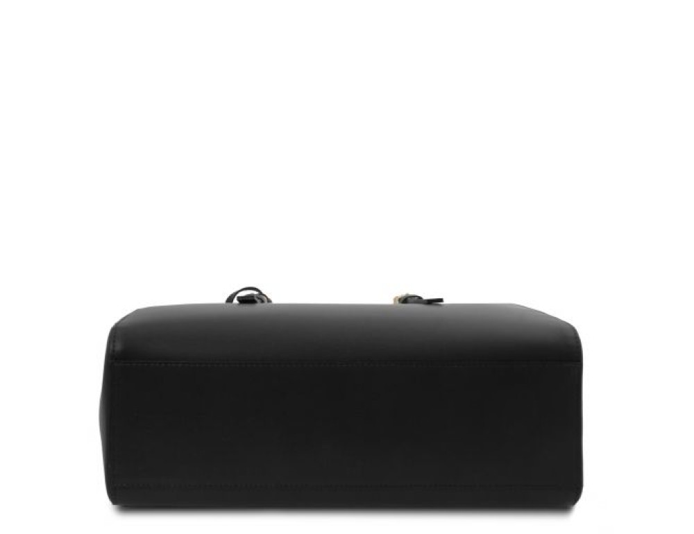 Чорна жіноча сумка з натуральної шкіри Tuscany Leather TL142037 Black - Фотографія № 4