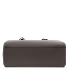 Сіра жіноча сумка з натуральної шкіри Tuscany Leather TL142037 Gray - Фотографія № 103