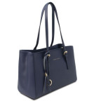 Темно-синя жіноча сумка з натуральної шкіри Tuscany Leather TL142037 Navy Blue - Фотографія № 102