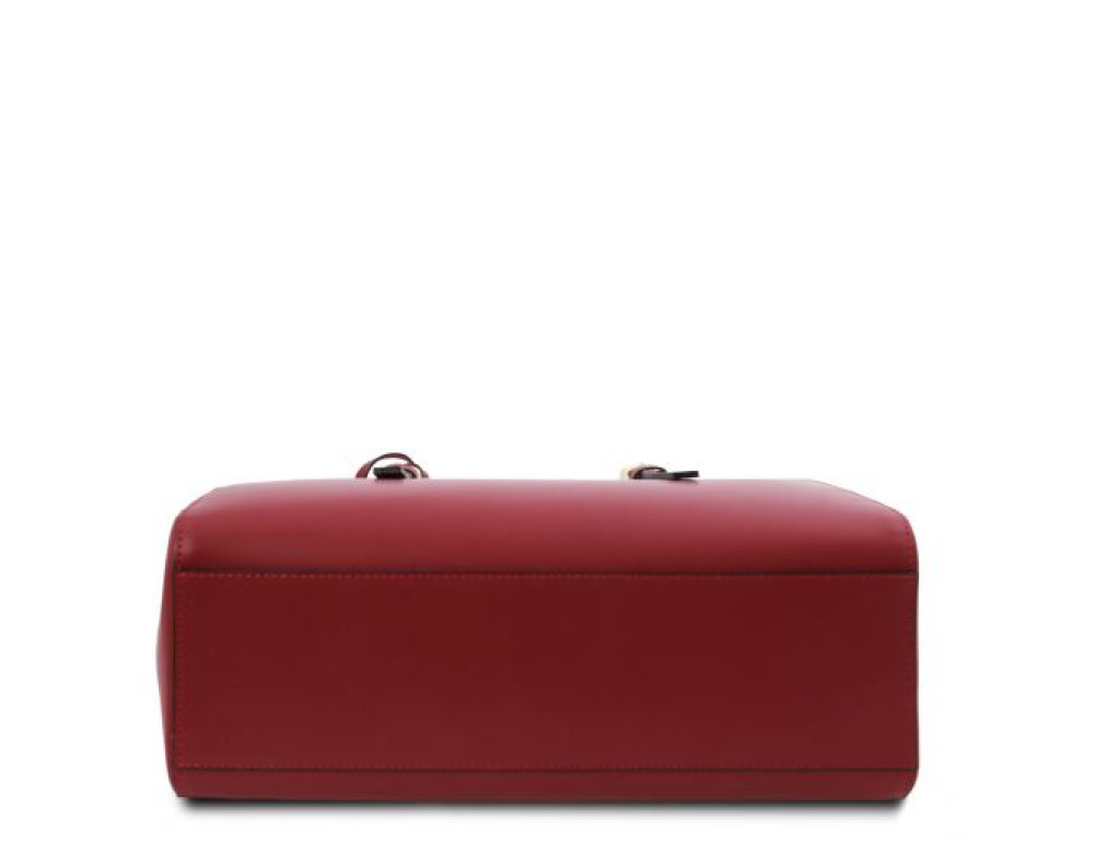 Червона жіноча сумка з натуральної шкіри Tuscany Leather TL142037 Red - Фотографія № 4
