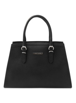 Чорна жіноча шкіряна сумочка Tuscany Leather TL142147 Black