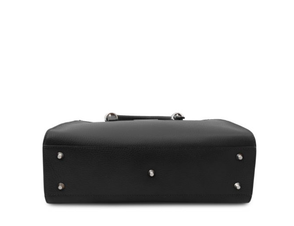 Чорна жіноча шкіряна сумочка Tuscany Leather TL142147 Black - Фотографія № 5