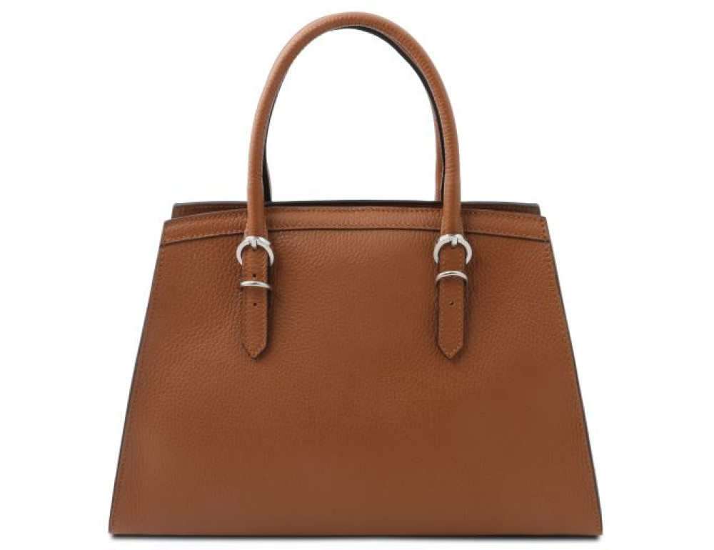 Коричнева жіноча шкіряна сумочка Tuscany Leather TL142147 COGNAC - Фотографія № 4