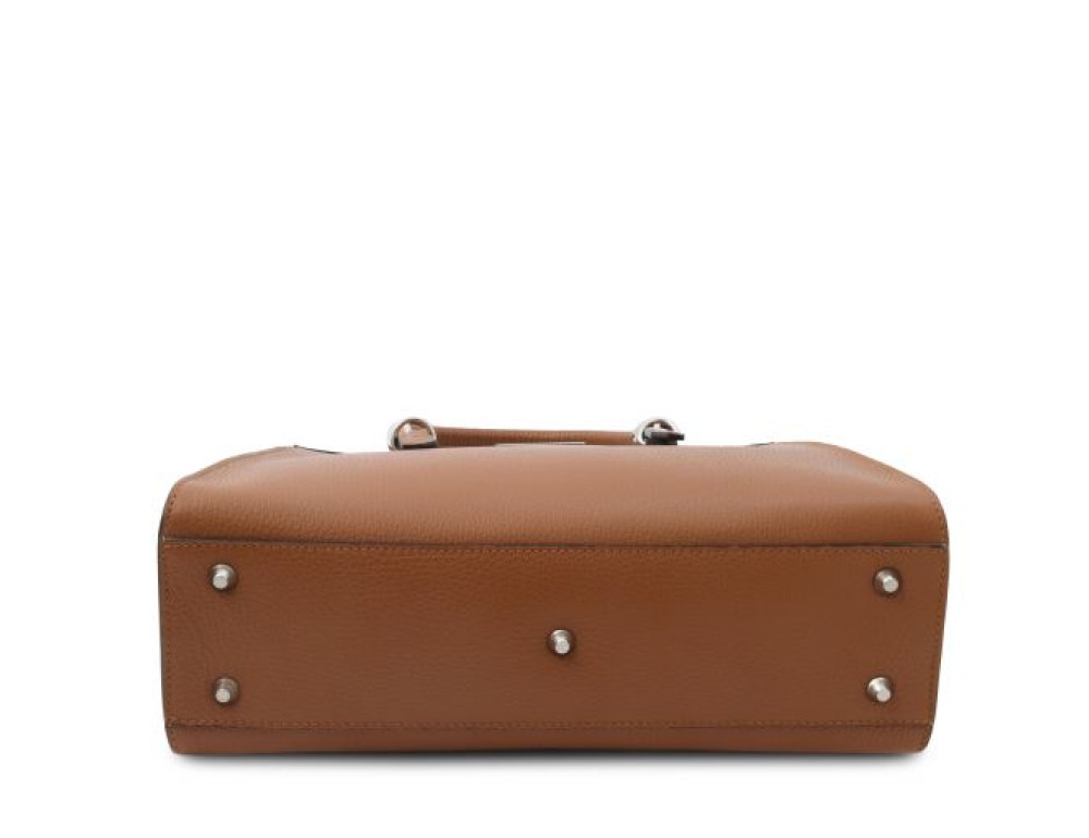Коричнева жіноча шкіряна сумочка Tuscany Leather TL142147 COGNAC - Фотографія № 5