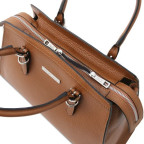 Коричнева жіноча шкіряна сумочка Tuscany Leather TL142147 COGNAC - Фотографія № 105