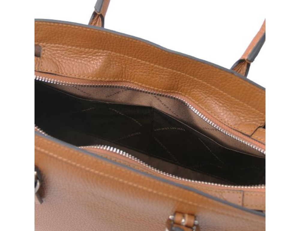 Коричнева жіноча шкіряна сумочка Tuscany Leather TL142147 COGNAC - Фотографія № 8