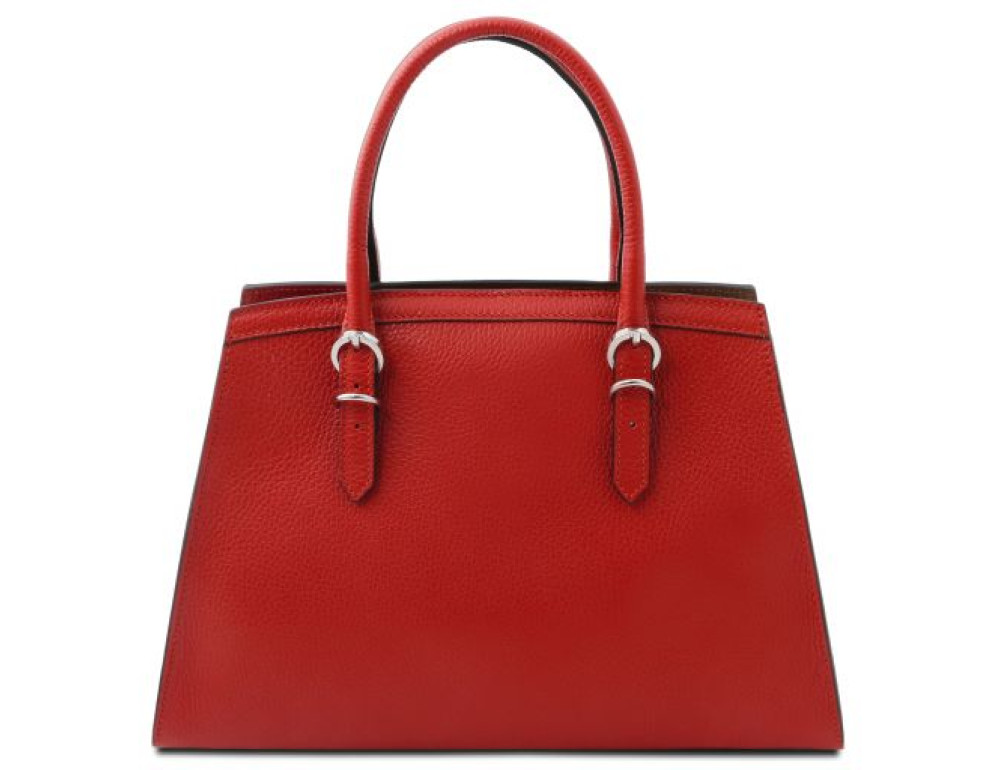 Жіноча шкіряна сумка червоного кольору Tuscany Leather TL142147 Lipstick Red - Фотографія № 4