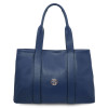 Женская кожаная сумка шоппер на 2 отеделия Callie Tuscany TL142415 Dark Blue Женская кожаная сумка шоппер на 2 отеделия Callie Tuscany TL142415 Dark Blue