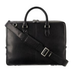 Тонка шкіряна сумка для ноутбука з RFID-захистом Visconti Slim Laptop Case ML50 Blk - Фотографія № 100