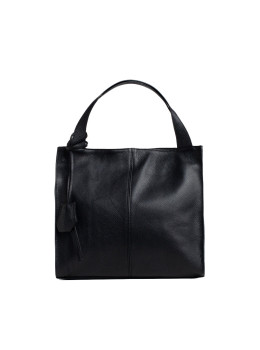 Кожаная сумка-шоппер большого размера VIRGINIA CONTI VC01362black
