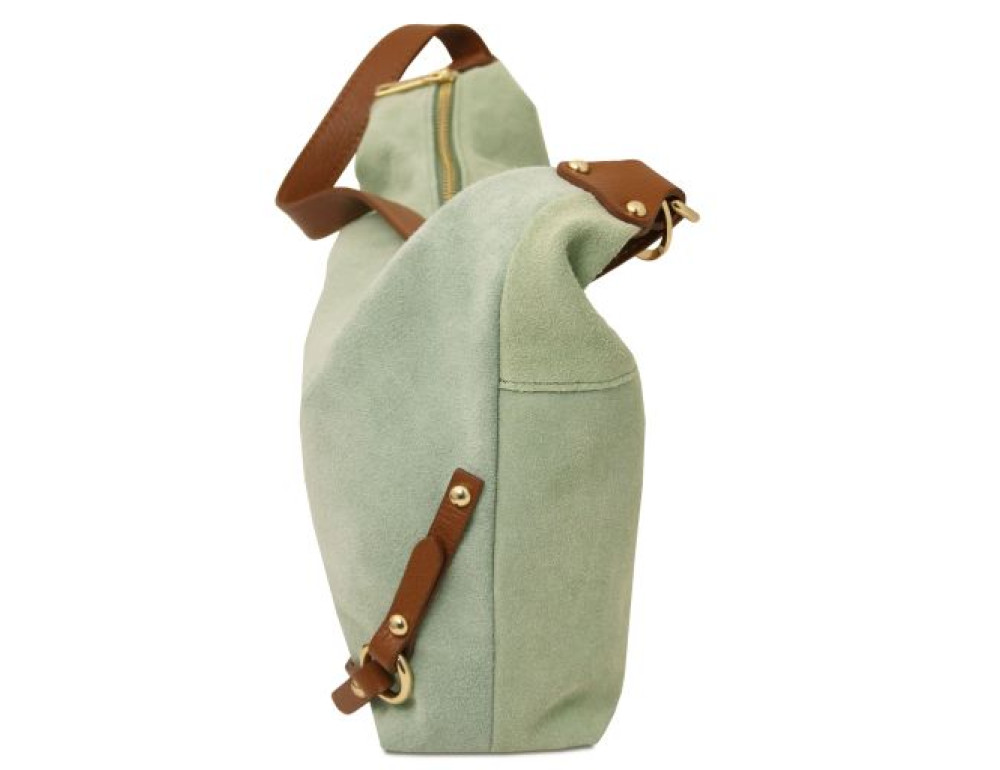 Жіноча замшева сумка на плече Sierra TL142419 Mint Green - Фотографія № 3