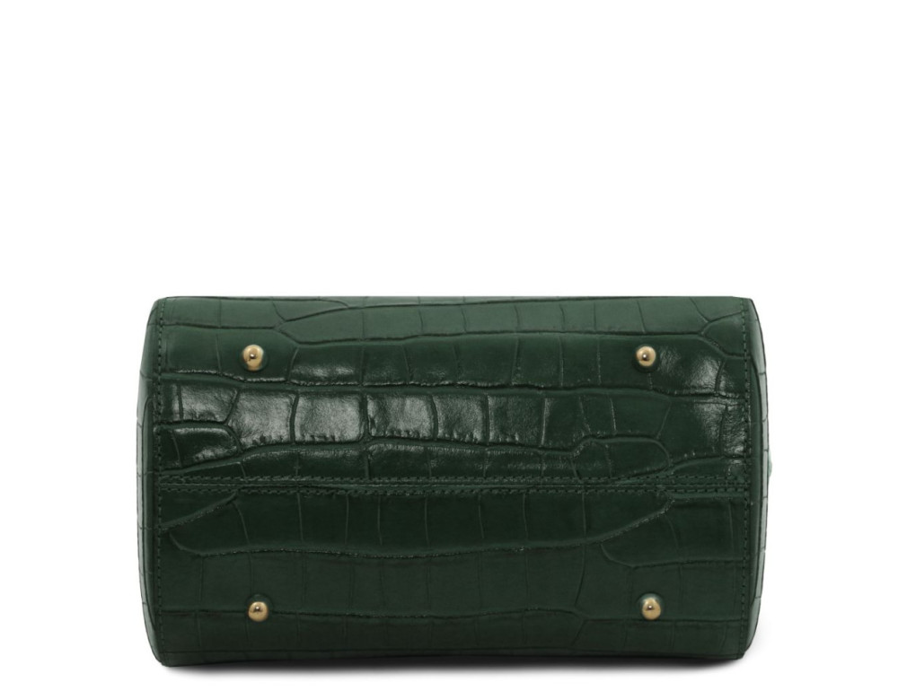 Зелена сумка жіноча через плече Layla Croco від Tuscany TL142398 Forest Green - Фотографія № 5