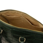 Зелена сумка жіноча через плече Layla Croco від Tuscany TL142398 Forest Green - Фотографія № 106