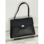 Жіноча шкіряна сумка через плече середнього розміру Virginia Conti VC04060Black (чорна, Італія) - Фотографія № 102
