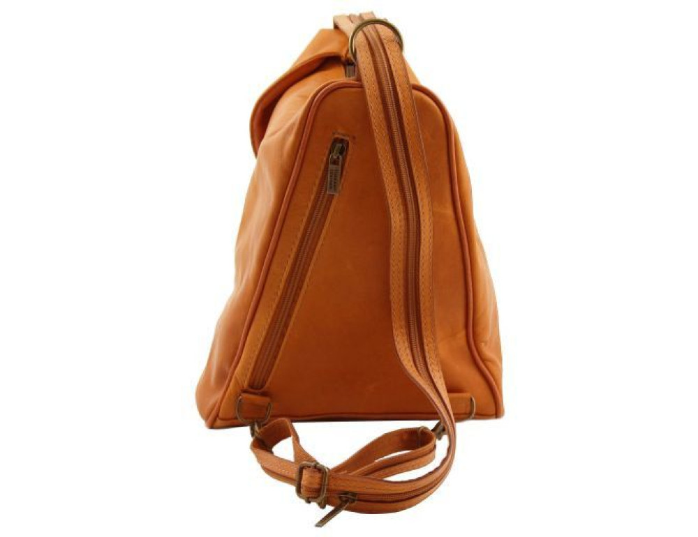 Жіночий італійський шкіряний рюкзак DELHI Tuscany Leather TL140962 MED - Фотографія № 4