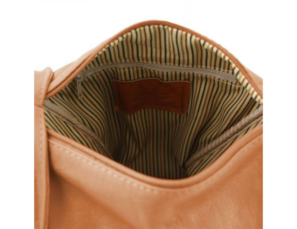 Жіночий італійський шкіряний рюкзак DELHI Tuscany Leather TL140962 MED - Фотографія № 5