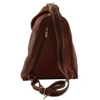 Жіночий рюкзак транфсормер із м'якої шкіри DELHI Tuscany Leather TL140962 Brown - Фотографія № 102