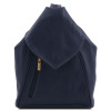 Жіночий рюкзак транфсормер із м'якої шкіри DELHI Tuscany Leather TL140962 Dark Blue