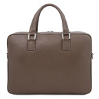 Темно-сіра шкіряна сумка під ноутбук TREVISO Tuscany Leather TL141986 DARK TAUPE - Фотографія № 103