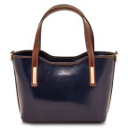 Темно-синя жіноча сумочка з натуральної шкіри Amelia Tuscany Leather TL142406 Navy - Фотографія № 100