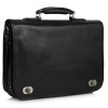 Чорний шкіряний портфель VIRGINIA CONTI VCm141305/08810black