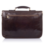 Коричневий шкіряний портфель VIRGINIA CONTI VCm141305/08810brown - Фотографія № 101