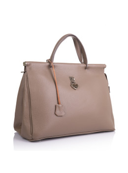 Бежевая женская сумка из натуральной кожи VIRGINIA CONTI (Италия) - VC02479DTAUPE
