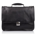 Стильний шкіряний портфель VIRGINIA CONTI VCMJN02BLACK - Фотографія № 101