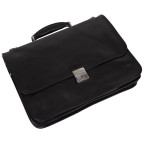 Стильний шкіряний портфель VIRGINIA CONTI VCMJN02BLACK - Фотографія № 103