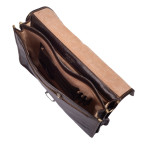 Стильний шкіряний портфель VIRGINIA CONTI VCMJN02BROWN - Фотографія № 104