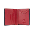 Чорний чоловічий шкіряний портмоне Visconti VSL26 BLK/RED Javelin c RFID - Фотографія № 102
