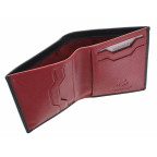 Чорний чоловічий шкіряний портмоне Visconti VSL26 BLK/RED Javelin c RFID - Фотографія № 106