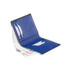 Маленький шкіряний портмоне Visconti VSL26 BK/CB Javelin c RFID (Black Cobalt) - Фотографія № 100