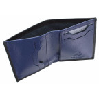 Маленький шкіряний портмоне Visconti VSL26 BK/CB Javelin c RFID (Black Cobalt) - Фотографія № 102