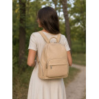 Жіночий шкіряний рюкзак VIRGINIA CONTI - VC2238 Beige - Фотографія № 101