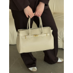 Сумка жіноча шкіряна тоут великого розміру Virginia Conti VC04020 Beige - Фотографія № 104