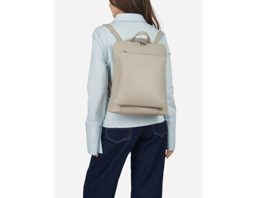 Сумка-трансформер жіноча шкіряна Virginia Conti VC03207 Capuchino - Фотографія № 2