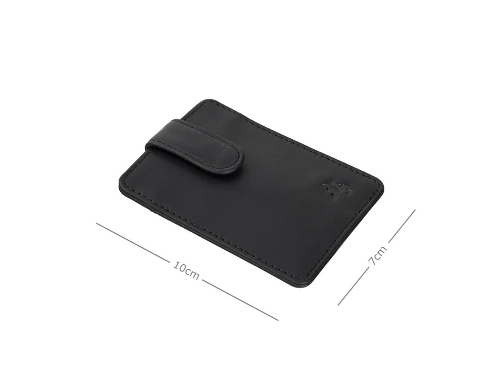 Шкіряний картхолдер Visconti VT92 M/BLK Carlo з RFID-захистом - Фотографія № 2