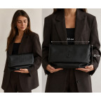 Жіноча шкіряна сумка-конверт Vittorio Safino VSL188 Black - Фотографія № 101