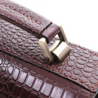 Коричнева шкіряна борсетки Manufatto Візитка 2 Brown Croco - Фотографія № 108