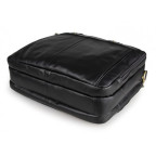 Місткий шкіряний портфель JASPER & MAINE 7146A-1 чорний - Фотографія № 103